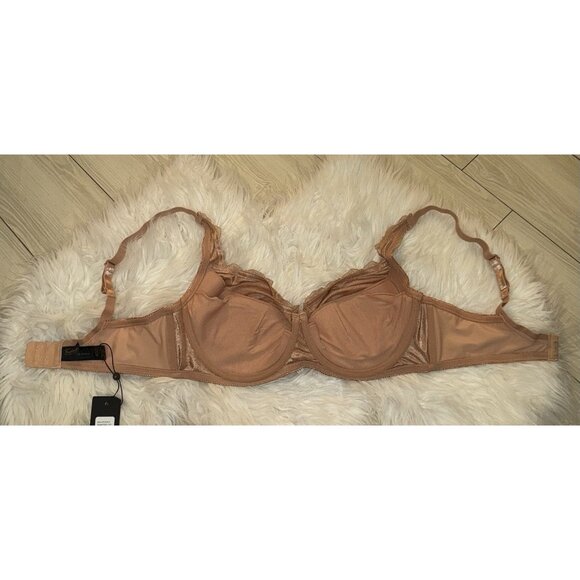 Frederick's of Hollywood Voluptuous Full Figure Push-Up Bra UW Womens 40D Brown - Picture 5 of 6